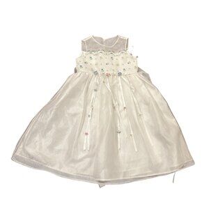 Amber Celeste for Biscotti White Floral Dress